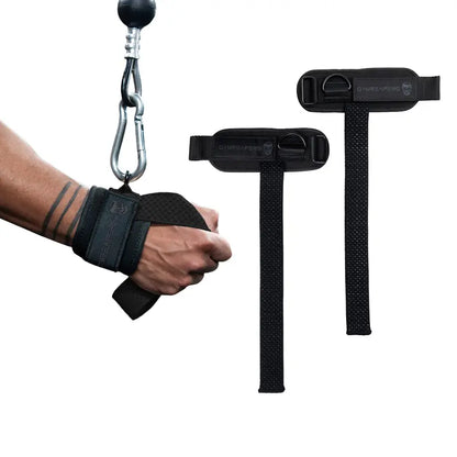 🏋️‍♀️Anti-Slip Cotton Weightlifting Straps with Cushioned Wrist Cuff