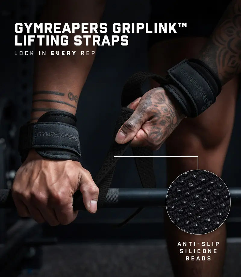 🏋️‍♀️Anti-Slip Cotton Weightlifting Straps with Cushioned Wrist Cuff